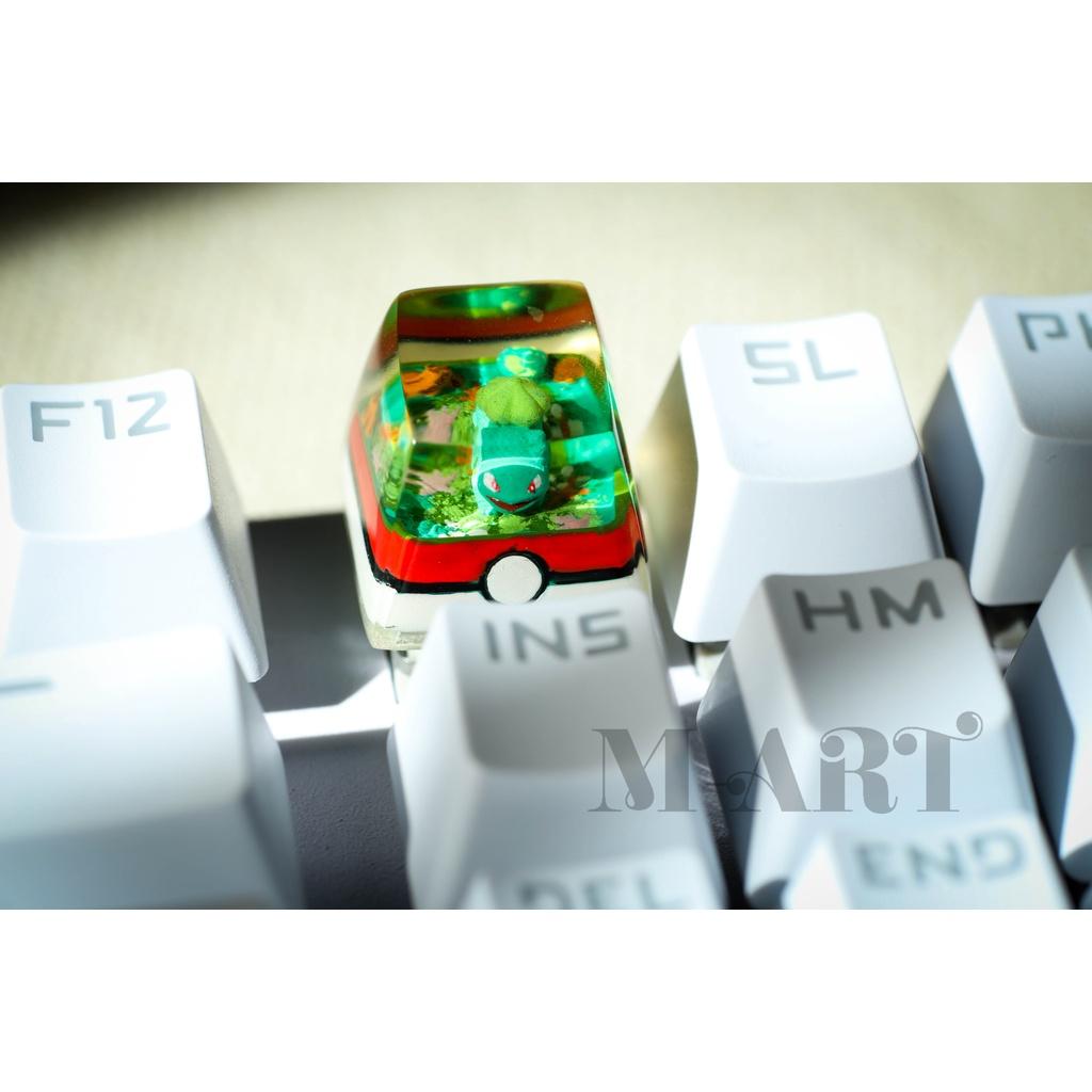 Nút dành cho bàn phím cơ resin Pokemon Bulbasaur siêu dễ thương - Bulbasaur Pokemon Keycaps