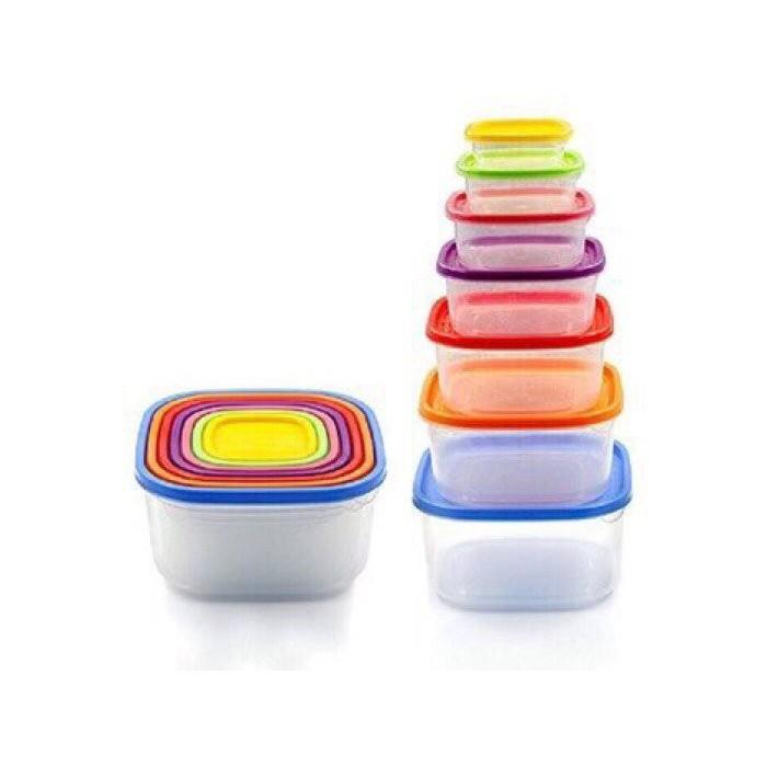 Set 7 hộp nhựa đựng thực phẩm