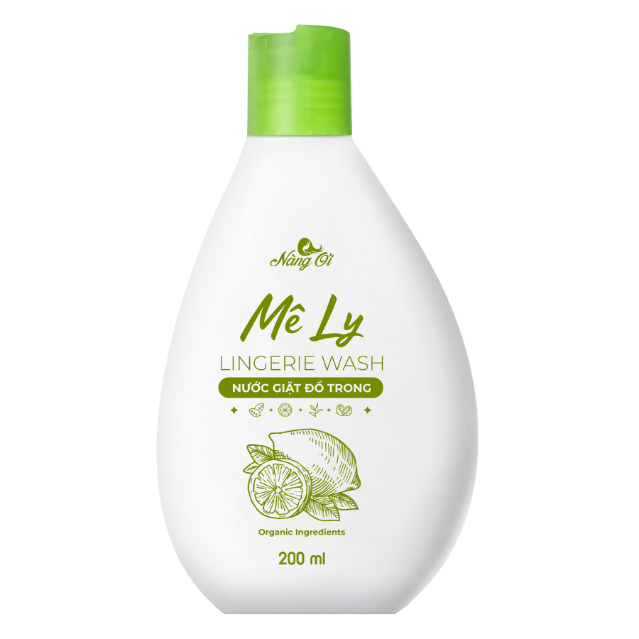 Nước Giặt Đồ Lót Mê Ly Nàng Ơi - Chai 200ml - Hỗ Trợ Loại Bỏ Vết Bẩn, Vi Khuẩn Bám Vào Quần Lót Gây Bệnh, An Toàn
