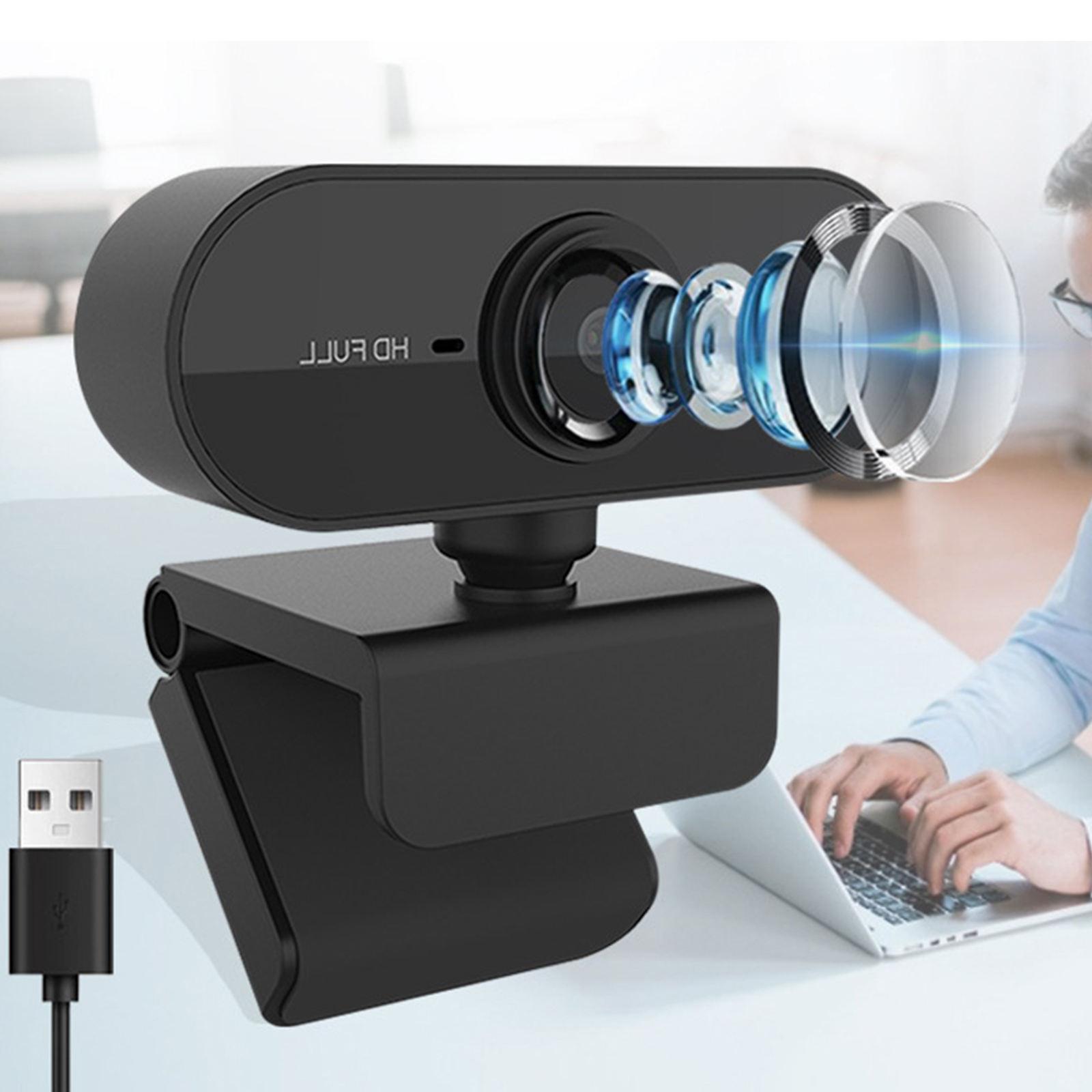 Smart HD Webcam PC Desktop Plug and Play USB Built-in Microphone for Webcast