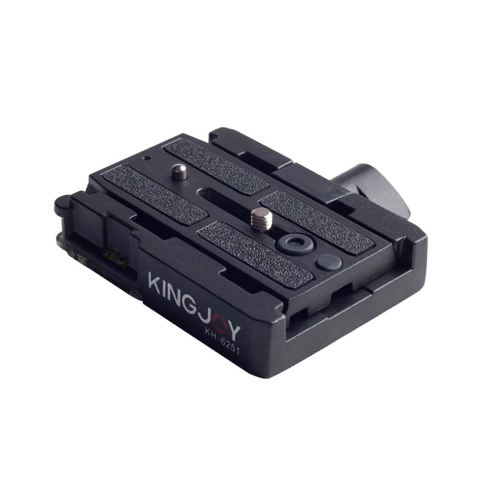 Aluminum Tripod Quick Release Plate Adapter for SLR 501HDV