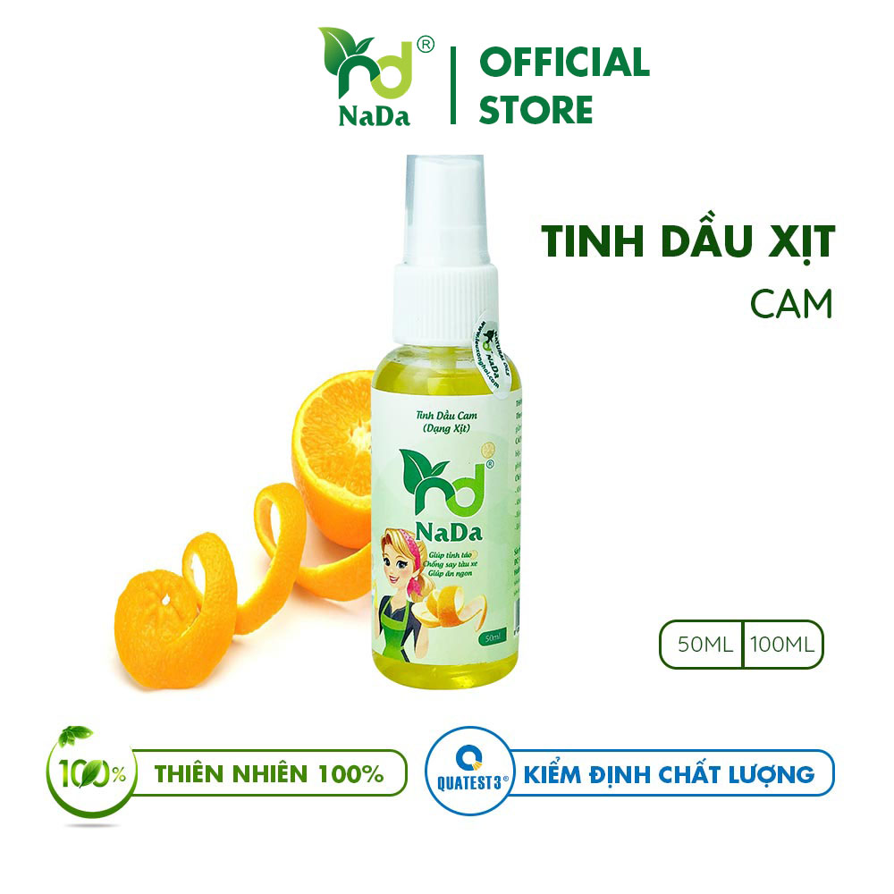 Tinh dầu xịt hương Cam | Tinh dầu thiên nhiên 100% | Diệt khuẩn, khử mùi, đuổi muỗi