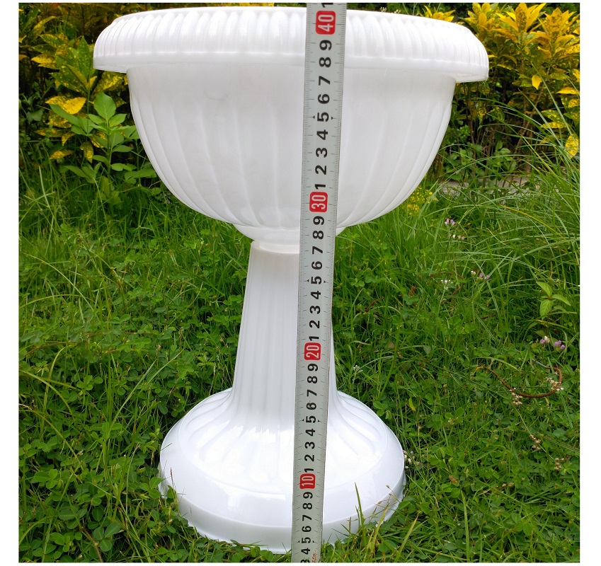 5 Chậu LY nhựa kèm ĐẾ tách rời, trồng hoa, cây cảnh, sen... Size2  Kt: 30x40