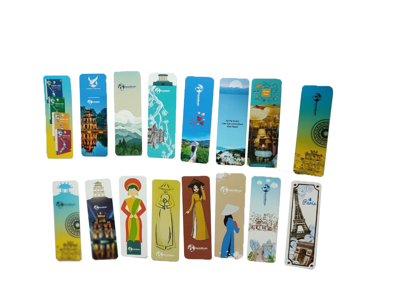 Combo 03 Bookmark Đánh Dấu Sách Amain Books (ngẫu nhiên)