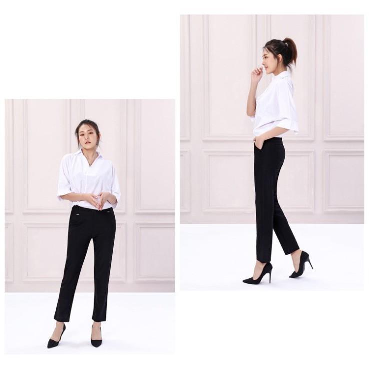 Quần tây thun umi chất co dãn size từ CRQ012