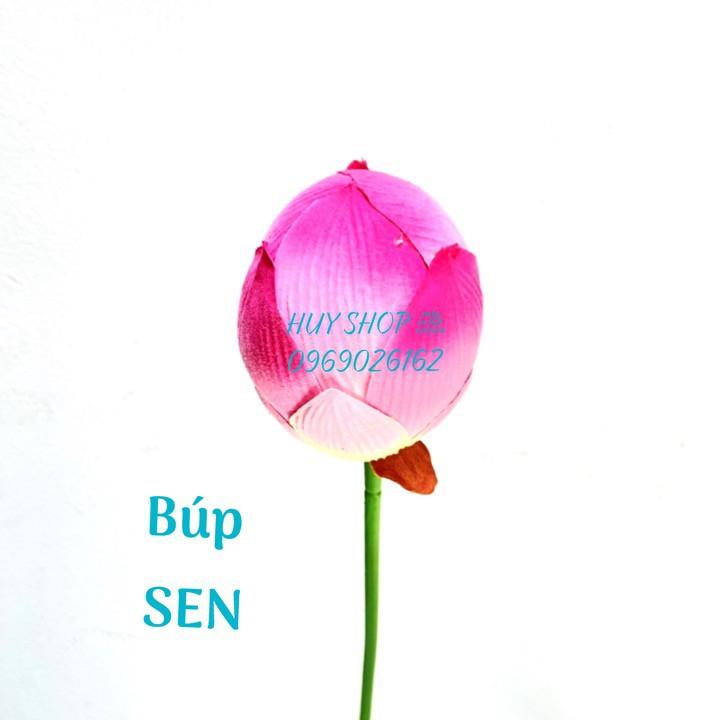 CÀNH HOA SEN BÚP NHÂN TẠO TRANG TRÍ NHÀ CỬA