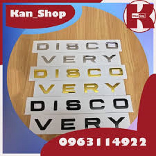 Chữ DISCOVERY Dán Dành Cho Các Dòng Ô Tô