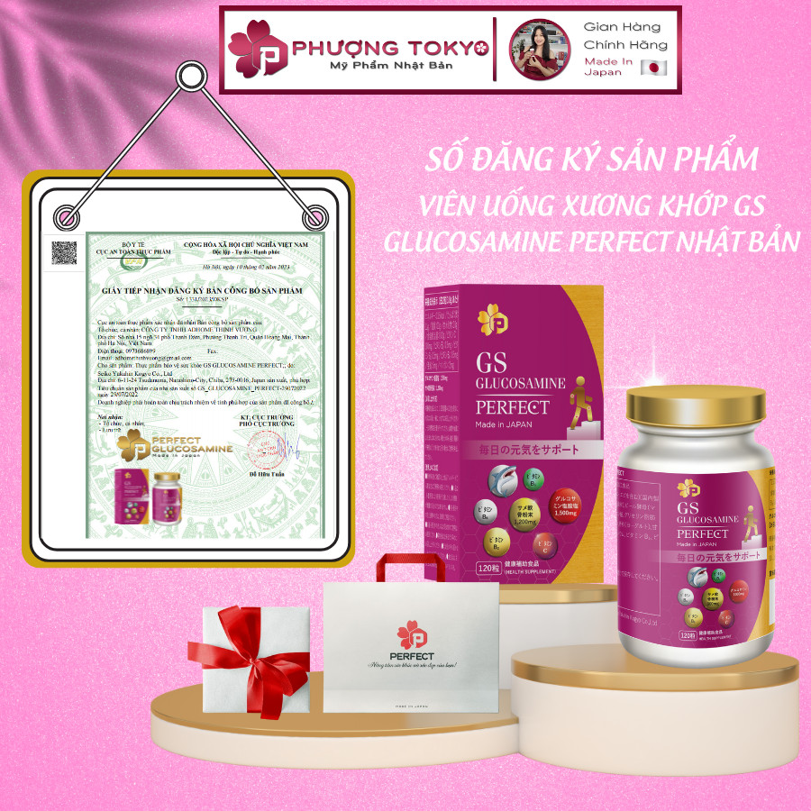 XƯƠNG KHỚP GS GLUCOSAMINE PERFECT NHẬT BẢN
