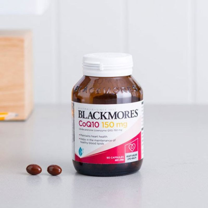 Combo 2 lọ Thực phẩm bảo vệ sức khỏe tim mạch Blackmores CoQ10 150mg