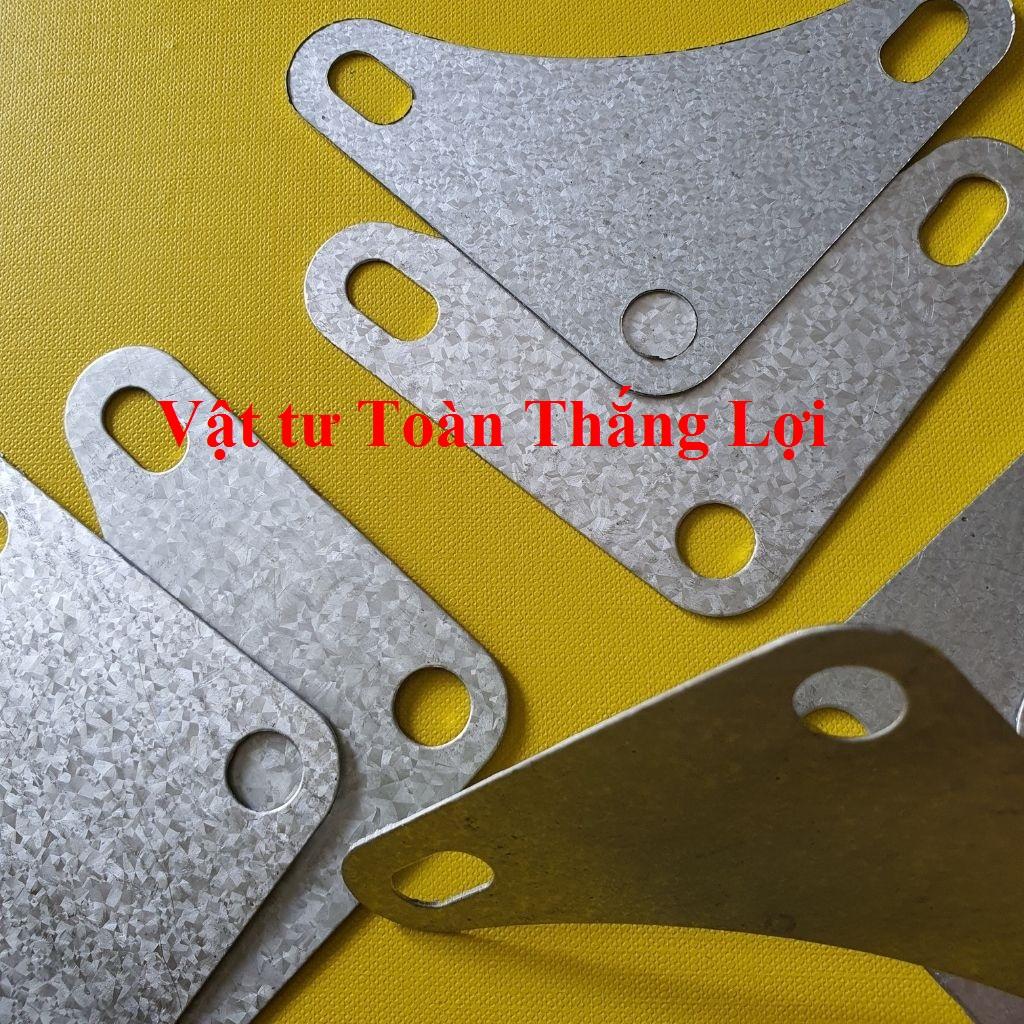 Combo Bát tam giác bắt kệ sắt V lỗ đa năng