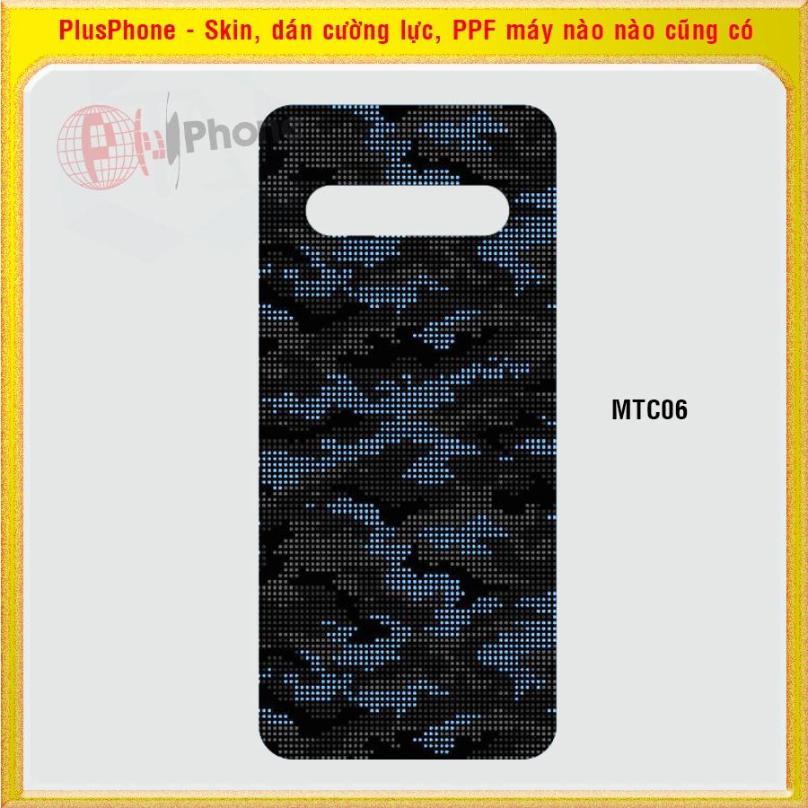 Dán Skin cho điện thoại LG V40, V50, V50s, V60 thinQ màu Matrix camo