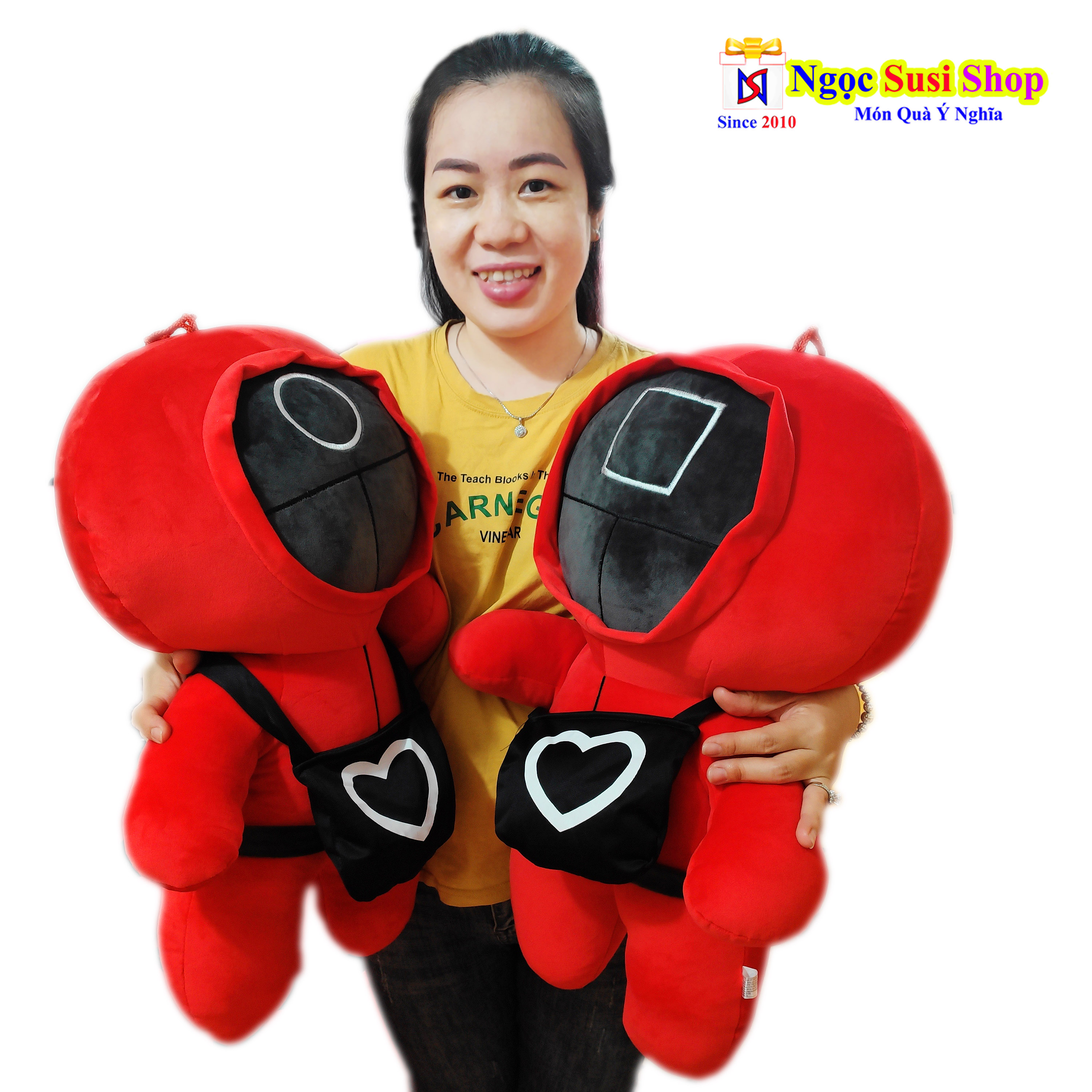 GỐI ÔM SQUID GAME SIÊU TO NHỒI BÔNG