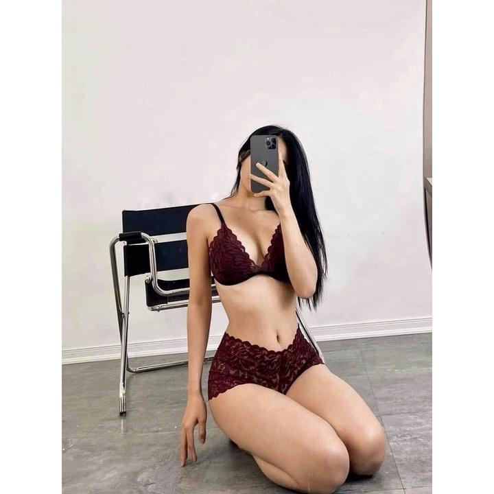 Combo 3 áo ngực không gọng có mút_ 4 màu trắng/ đen/ đỏ đô/ xanh rêu