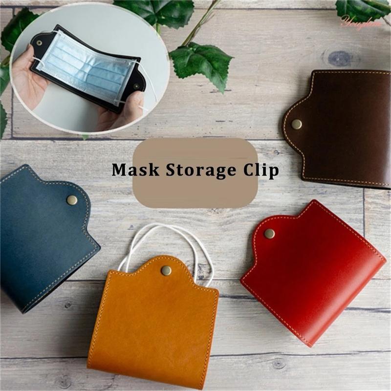 Hộp Da Đựng Mặt Nạ Tạm Thời Tiện Dụng