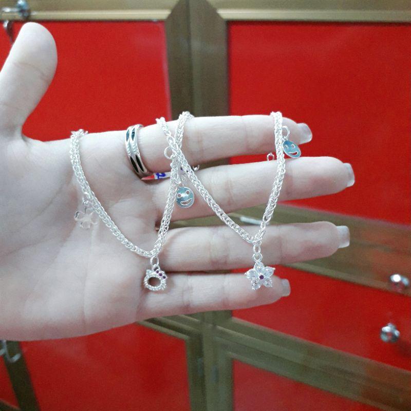 Lắc tay bạc cho bé gái YN JEWELRY