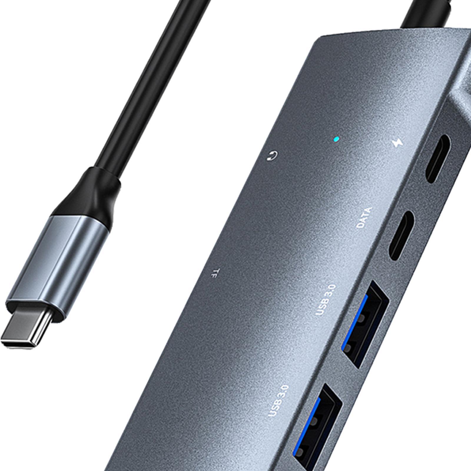 Universal 9 in 1 Hub with 2 PD Charging for