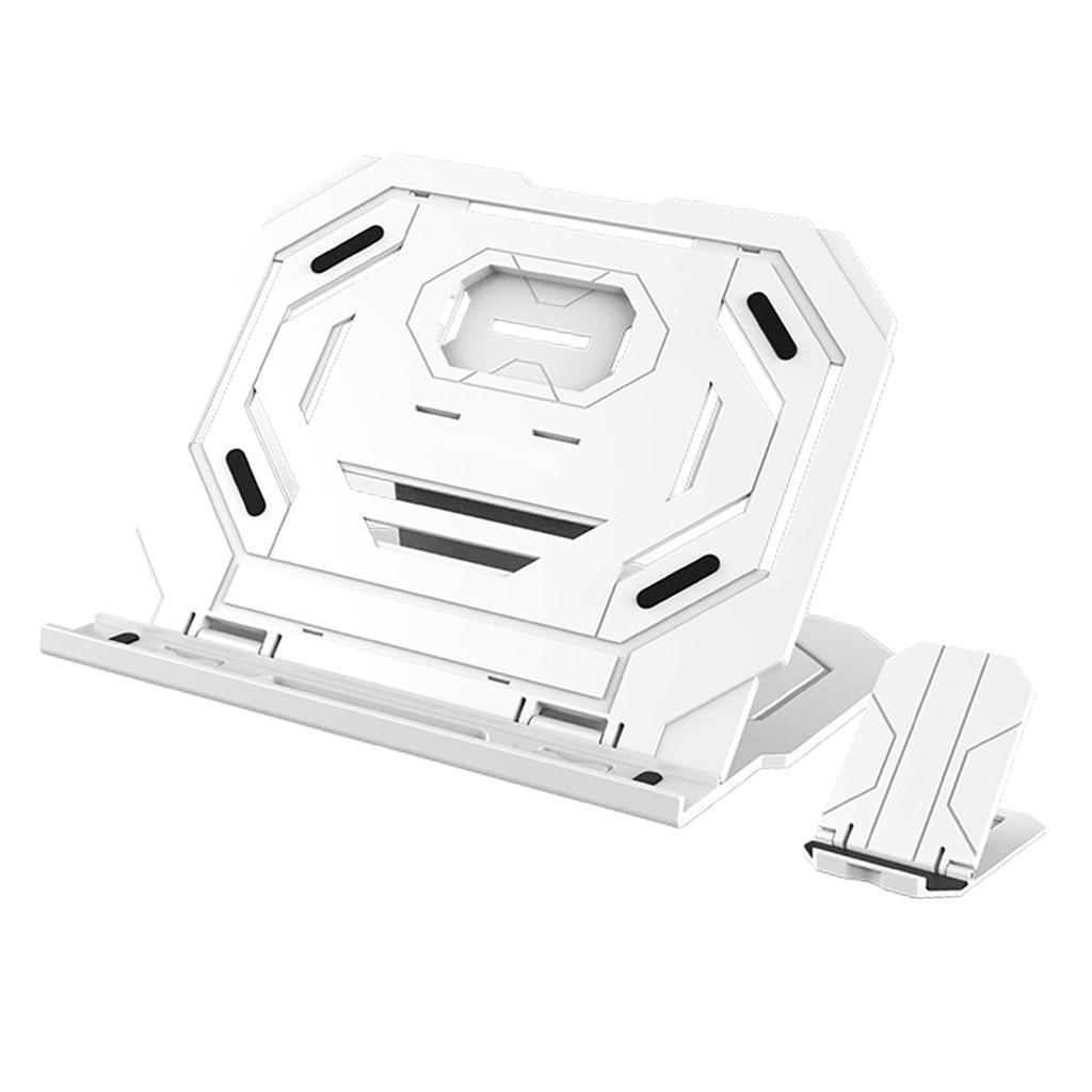 Laptop Stand Holder 2-in-1 w/ 360 Degree Base Rotation & Phone Holder Black