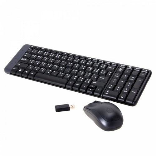 Combo Bàn Phím Chuột Logitech Không Dây MK220 - Hàng Chính Hãng