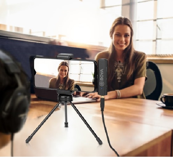 Mic thu âm không dây cổng Type C Boya BY-WM4 Pro K5, Hàng chính hãng