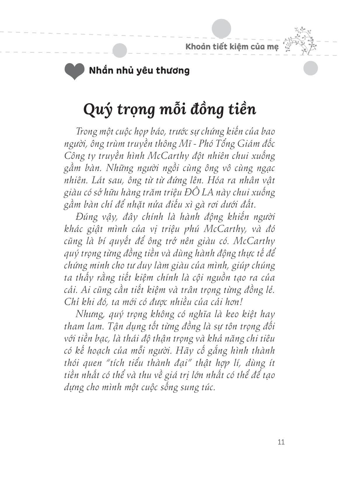 Những Câu Chuyện Truyền Cảm Hứng - I Will Be Better: Khoản Tiết Kiệm Của Mẹ