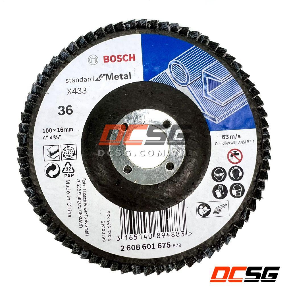 Đĩa nhám xếp Alox 100mmx16mm Bosch (chọn phân loại) | DCSG