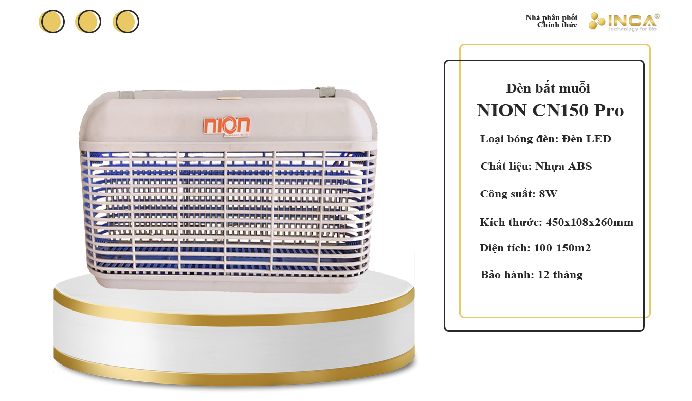 Đèn bắt muỗi Nion CN150 Pro - Hàng chính hãng