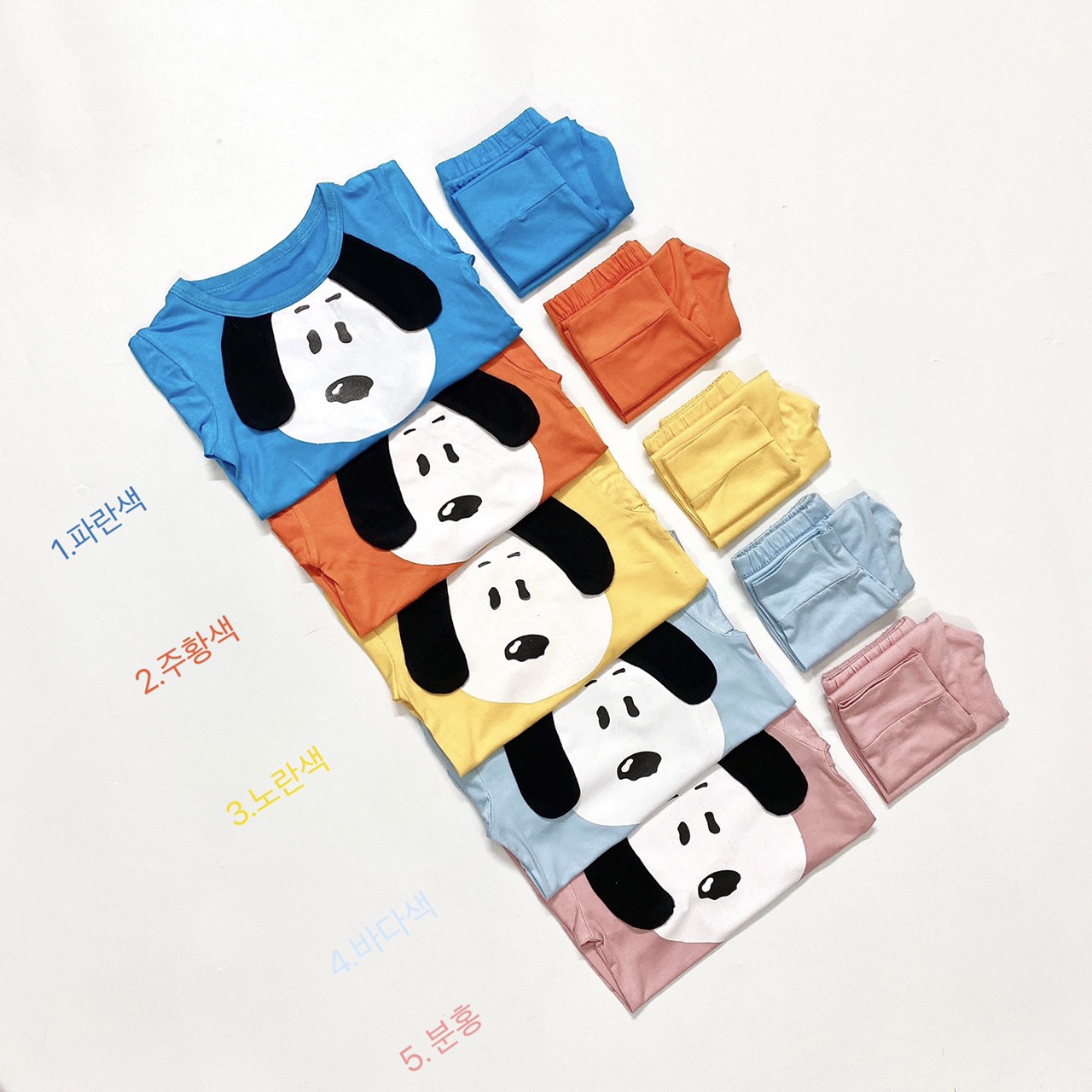 Đồ bộ ngủ dài tay cho bé sơ sinh hình tai cún đáng yêu size 5-16KG chất thun lạnh mềm mịn mát
