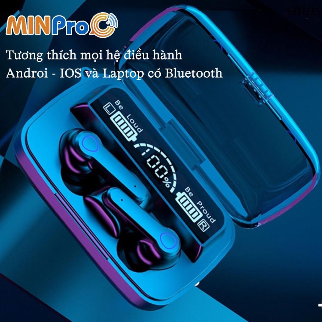 Tai nghe Bluetooth không dây MINPRO M19 Chống Nước, Pin Trâu, Có Đèn Pin Bảo hành 1 đổi 1