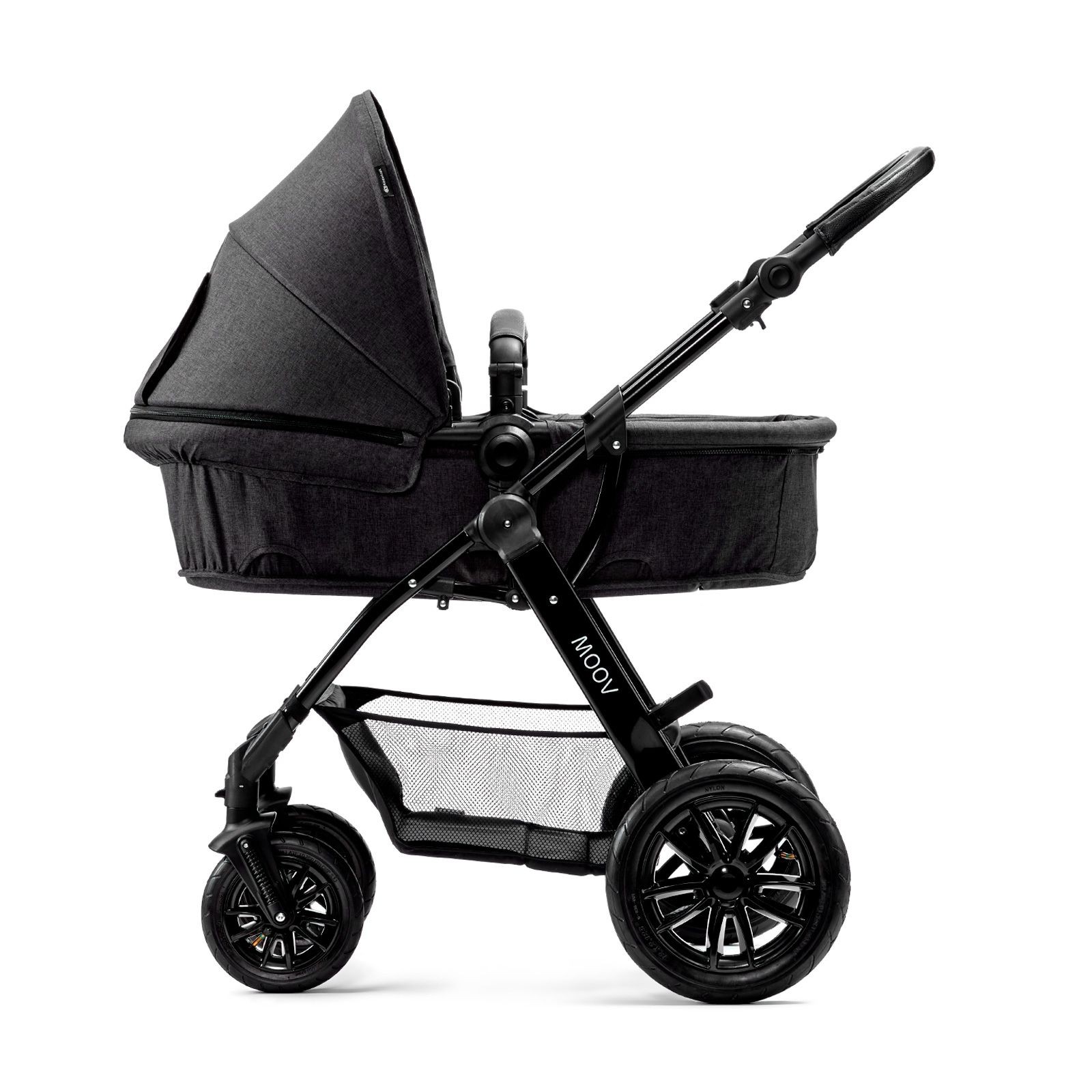 Bộ xe đẩy Kinderkraft MOOV3in1 cho bé từ 0 tháng tuổi đến 22kg  - Gồm xe đẩy, xe nôi và ghế ngồi ô tô - Hàng chính hãng