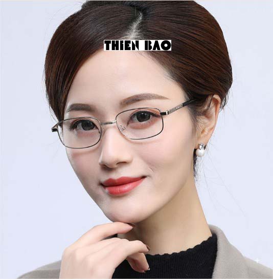 Kính lão thị, viễn thị toàn viền kim loại NAM NỮ Bạc silver PUMA01 tròng phản quang chuẩn độ cao cấp chống mỏi