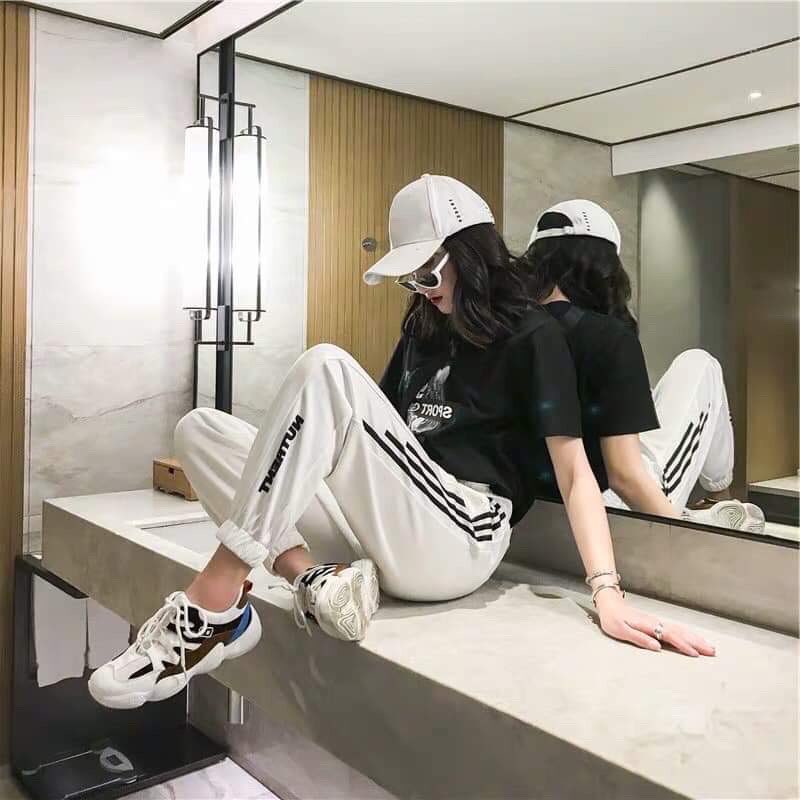 Quần jogger bo chun thể thao nam nữ hot hit