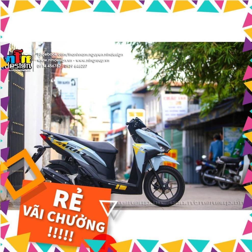 Tem Rời Vario Mẫu Vàng Đen Cho Xe Xi Măng