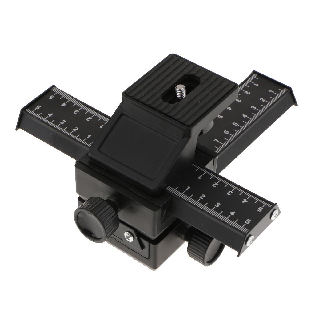 Standard 1/4 Screw 4-way   Focusing Focus Rail Slider for DSLR