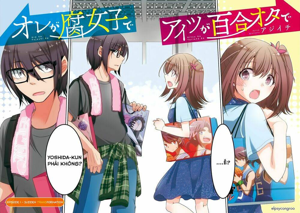 ore ga fujoshi de aitsu ga yuriota de chapter 1 6