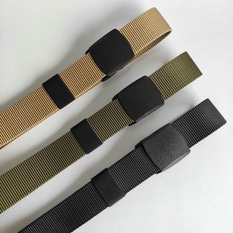 2020 Hot Unisex Outdoor Canvas Belt Hiking Camping Safety High Quality Hunting Sports Wearable Breathable Military Tactical Belt