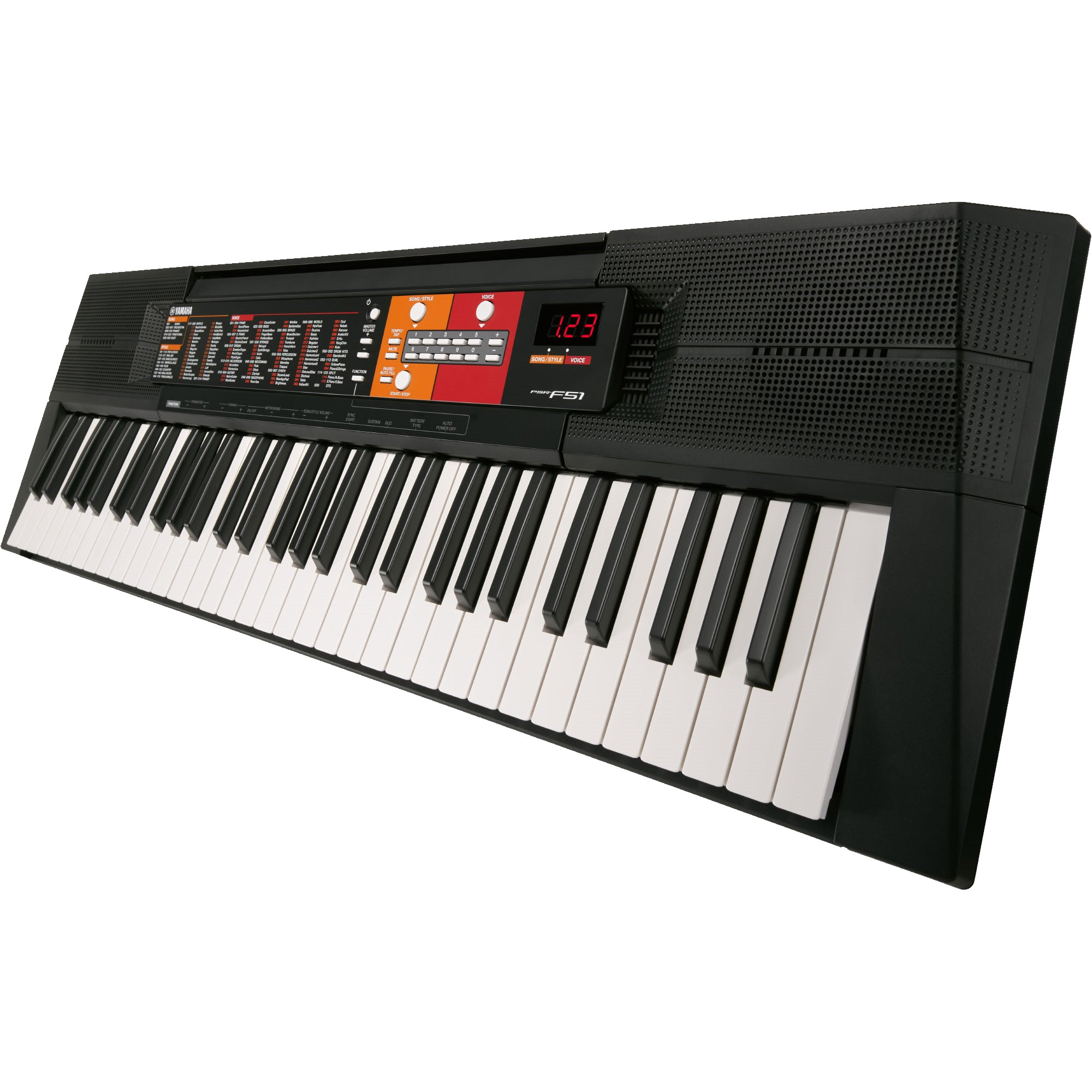 Đàn Organ Yamaha PSR F51 - Màu đen - Hàng chính hãng