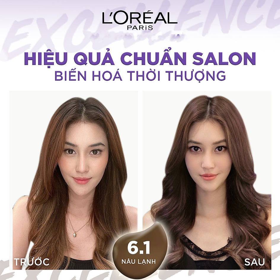 Kem Nhuộm L'Oreal Dưỡng Tóc Excellence Fashion Hair Color Cream