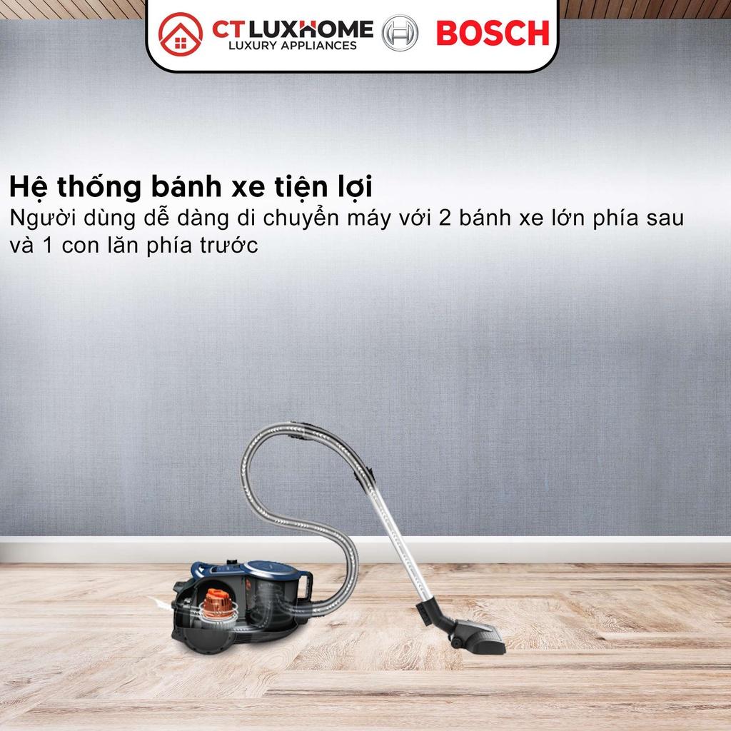 Máy Hút Bụi Có Dây Bosch BGS412000 2000W, 10A, 50Hz, hộp chứa 2,4 lít