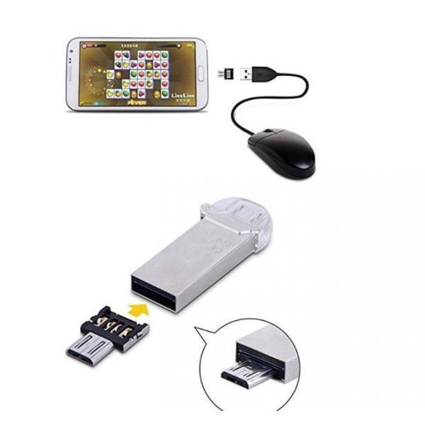 2x Micro USB Male to USB Female OTG Adapter Converter for Android Phone Laptop