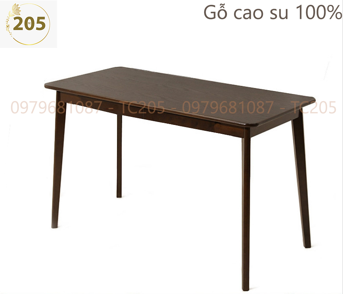 Bàn Làm Việc 50x100 GỖ CAO SU 100% - Nội Thất TC205