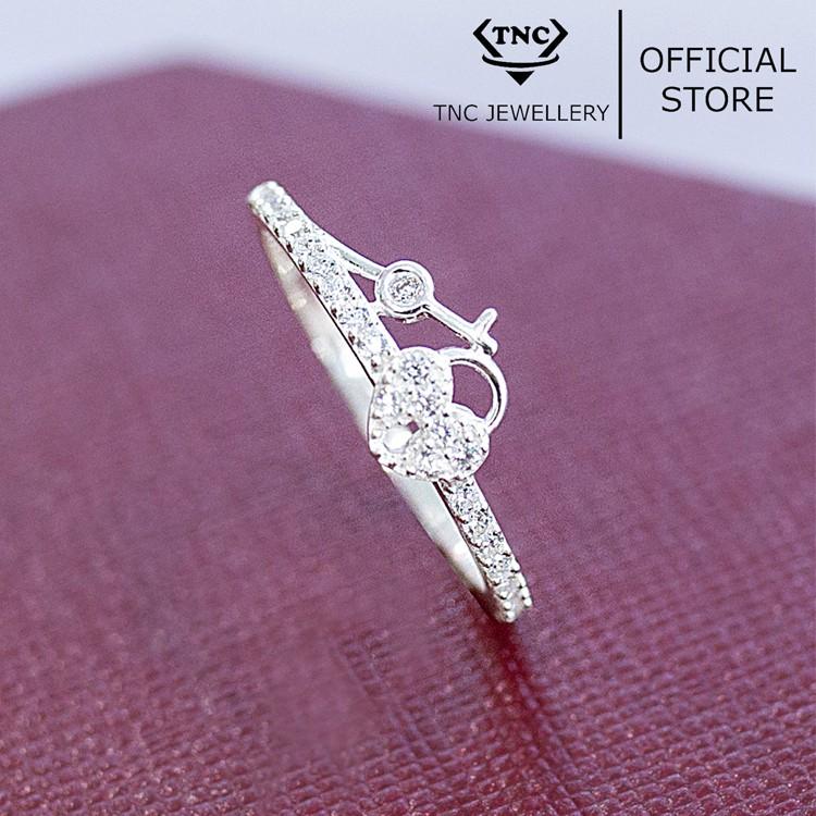Nhẫn Bạc Khoá Trái Tim TNC JEWELLERY