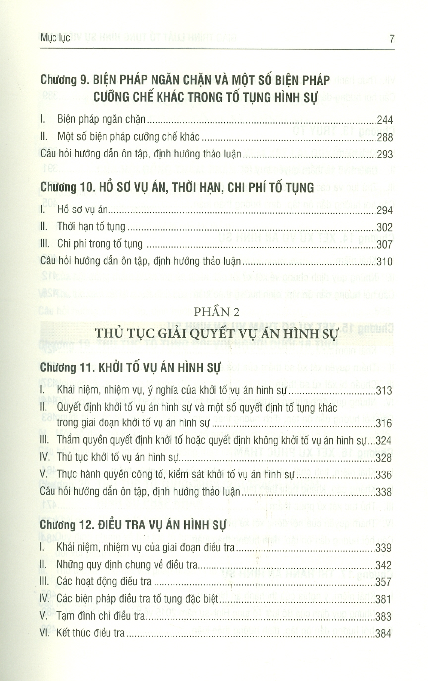 Giáo Trình Luật Tố Tụng Hình Sự Việt Nam - PGS. TS. Nguyễn Ngọc Chí, TS. Lê Lan Chi - Tái bản -