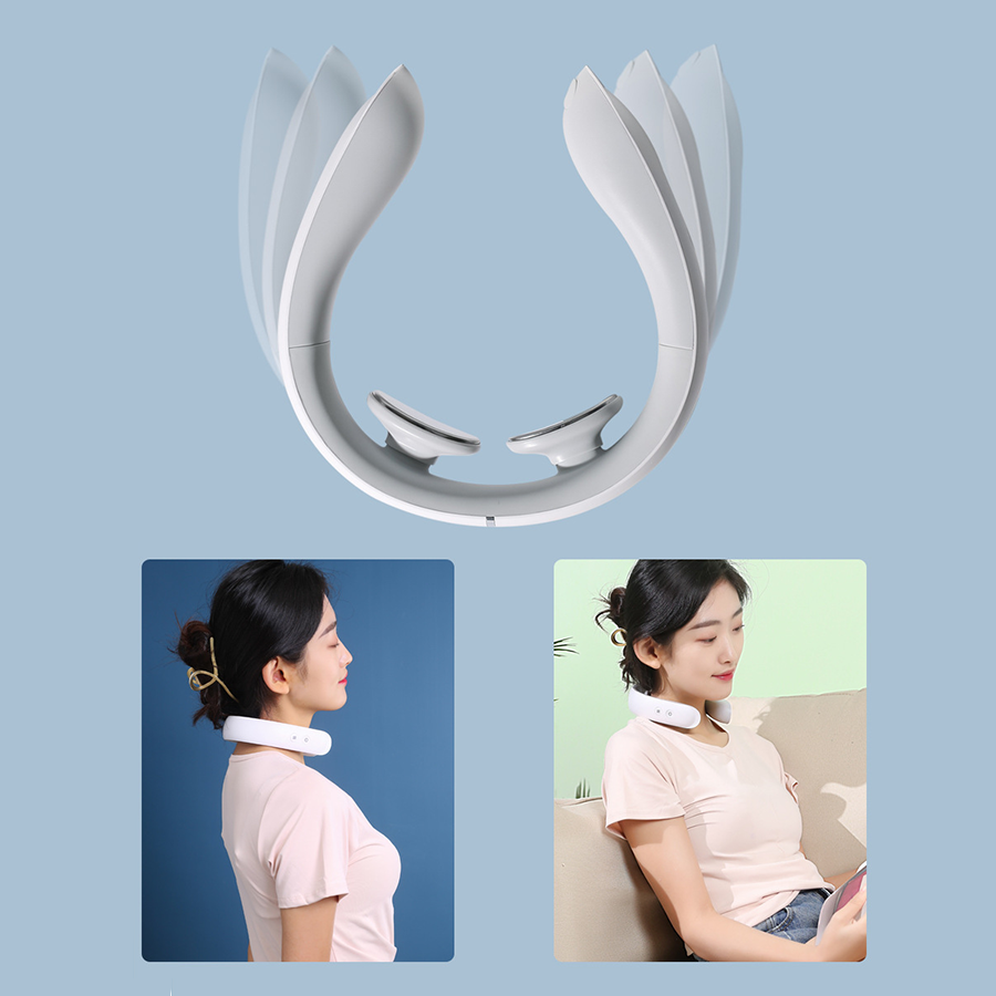 Máy massage cổ VP-CV23 massage bằng xung điện EMS hiện đại và nhiệt ấm, giúp thư giãn, giảm nhức mỏi cổ