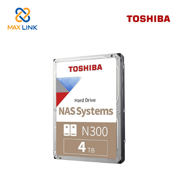 Ổ cứng HDD TOSHIBA NAS N300 4TB HDWG440UZSVA -  HÀNG CHÍNH HÃNG