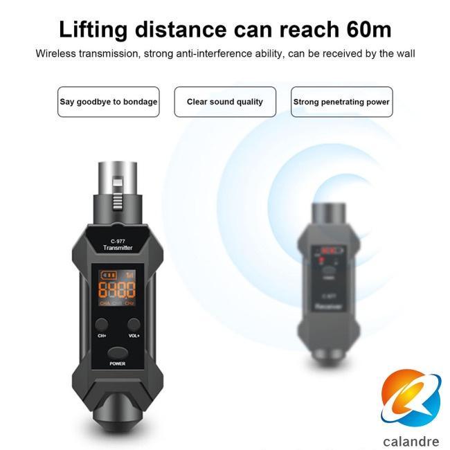 Bộ Chuyển Đổi Micro Không Dây Dynamic Micro Thu Phát Tín Hiệu Xlr Cho Mic Dynamic
