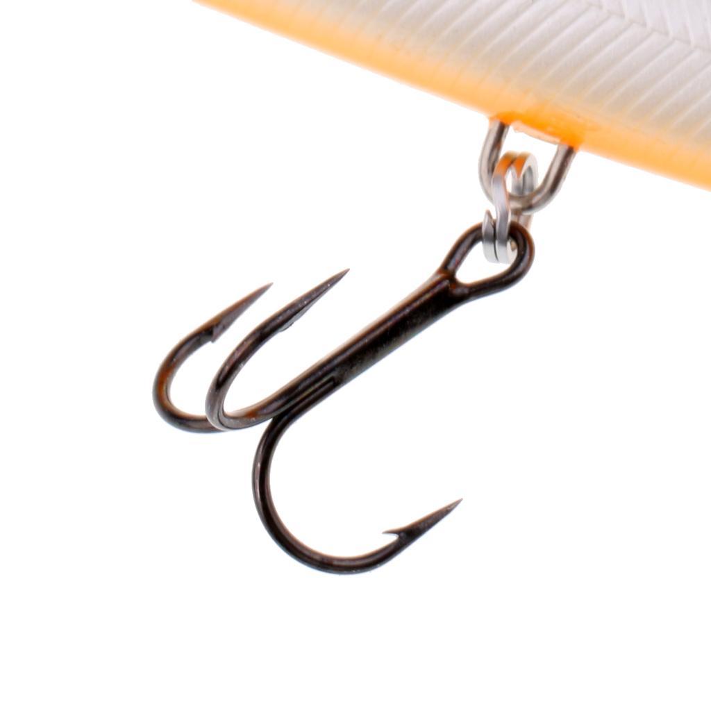 3D Eyes Plastic Fishing Lures, Smooth Floating Bass Popper Lures Lifelike Fish Swimming, Minnow Baits Hard Fishing Lures