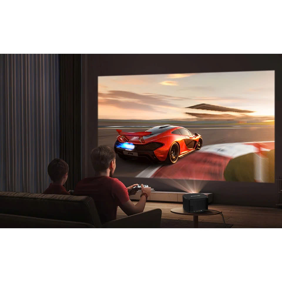 Máy chiếu mini thông minh BYINTEK X30 1080P Full HD, Tự động lấy nét,WIFI, LED, Home Cinema Projector - Hàng chính hãng