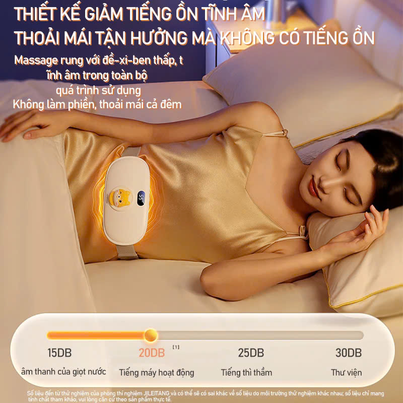Máy chườm nóng hỗ trợ giảm đau bụng kinh có 4 chế độ massage và 3 mức nhiệt ấm bụng: 40-60 độ C Pin sạc UBS, món quà ý nghĩa tặng người yêu MÀU HỒNG