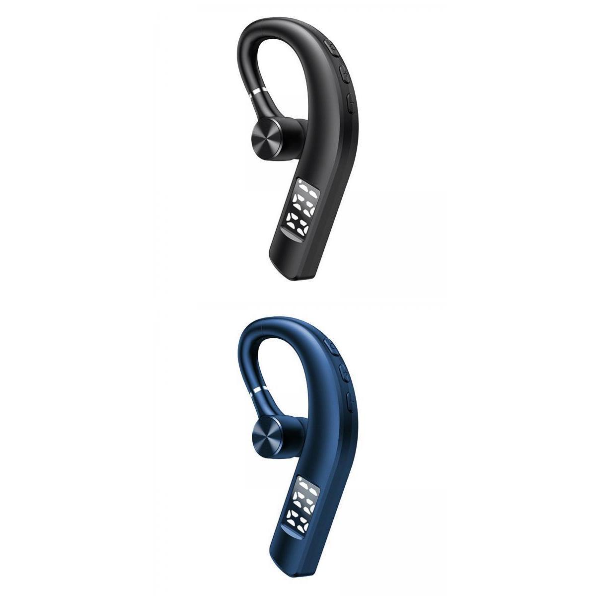 Set of 2 Bluetooth Headset Ear Hook Headphones Noise Cancelling for Business