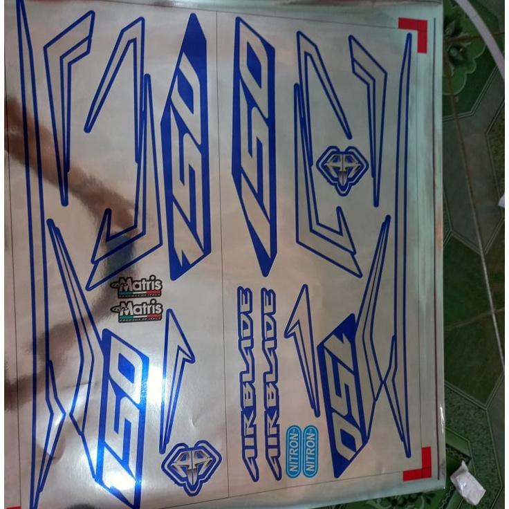 tem rời crom AB 2020 xe xanh